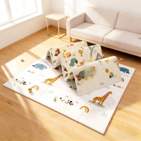 Tapis de jeu pliable pour bébé de qualité supérieure, en mousse XPE, imperméable, non toxique, pour ramper, pour nourrissons et enfants, pour jouer à l'intérieur et à l'extérieur