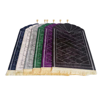 Tapis de prière musulmane, nouveau design, épais et doux, musulman,