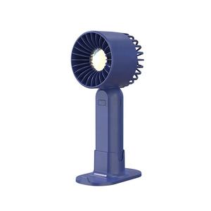 Multifunctional Handheld <b>Mini</b> Fan Built‑in Warm LED Lamp Rechargeable Personal Air <b>Cooler</b> With Detachable Stand - Product Image 5