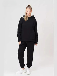 Sudadera con Capucha de Color Sólido para Mujer, Venta al Por Mayor, Ropa de Calle para Otoño e Invierno, Marca Privada Personalizada - Product Image 4