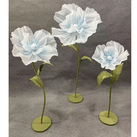 Décorations géantes écologiques en soie artificielle, fleurs de pivoine en trois parties, pour mariage et Noël, directement de l'usine