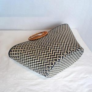 Cesta de Almacenamiento Multiusos de Ratán Natural Estilo Bohemio, Bolsa de Compras - Product Image 3