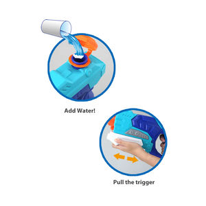 Hogedruk Plastic Waterpistool Voor Kinderen 550Ml Hoge Capaciteit Squirt Super Soaker Zomer Zwembad Strandfeest - Product Image 4