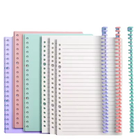 Carnet de notes A5 personnalisé imprimé, à feuilles mobiles, avec logo personnalisable, design portable, couverture en cuir/tissu, idéal pour offrir