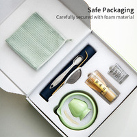 5 pièces en gros personnalisé bambou fouet bol en céramique Matcha fouet Kit ensemble thé outils Matcha cadeau ensemble emballage fouet ensemble accessoires