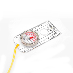 Brújula luminosa portátil de mano, placa Base acrílica, regla de escala, lupa, senderismo al aire libre, herramienta de topografía de mapa conveniente - Product Image 6