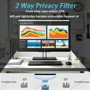 Filtre de confidentialité en gros pour moniteurs de bureau 23 <span class=keywords><strong>pouces</strong></span> 16:10, anti-espion, anti-reflet, protection contre la lumière bleue - Product Image 2