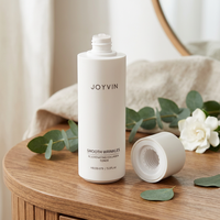 Flacon cosmétique de luxe or et blanc avec pompe pulvérisatrice 30 ml pour shampoing et lotion