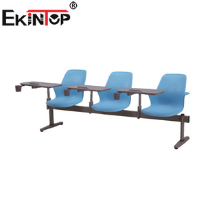 Chaise de formation pliable contemporaine en plastique avec table intégrée pour salles de classe, salles de formation ou amphithéâtres universitaires - Product Image 4