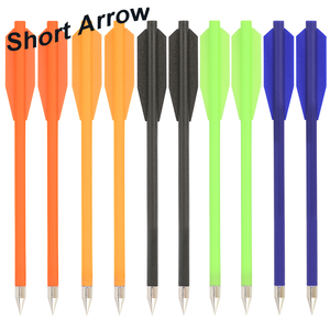 Frecce Corte in Plastica da 2 Pollici Più Vendute - Punta in Ferro Non Filettata da 1,5 cm, Asta in PP Solido, Accessorio per Tiro con l'Arco per Caccia e Tiro - Product Image 1