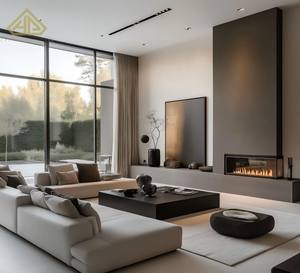 Conception de villa française minimaliste, rendus 3D mettant en application fidèlement les concepts de conception d'<span class=keywords><strong>espace</strong></span> - Product Image 3