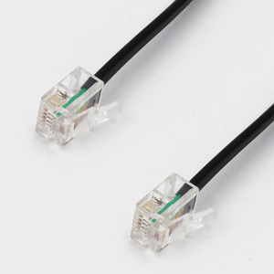 Underground 2 par 24 Awg 26awg <span class=keywords><strong>Rj11</strong></span> 4c alambre de la bobina de plano Rj9 teléfono de casa al aire libre en espiral Teléfono <span class=keywords><strong>Cable</strong></span> - Product Image 5