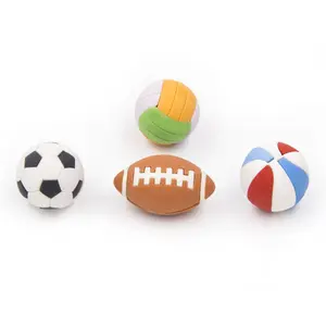 sports all shape custom design 3D rubber puzzle eraser for promotional use