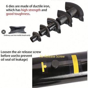 Electric Hydraulic Pipe Bender <b>Machine</b> 13-34mm for Steel Copper Tube Bending <b>Split</b> Type Hydraulic Processing Tool - Product Image 2