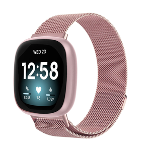 <span class=keywords><strong>Correa</strong></span> de Metal Milanese Loop para Reloj Inteligente <span class=keywords><strong>Fitbit</strong></span> Versa 4/Versa 3, Pulsera Oficial para <span class=keywords><strong>Fitbit</strong></span> <span class=keywords><strong>Sense</strong></span> 2-1, <span class=keywords><strong>Correa</strong></span> Magnética - Product Image 6