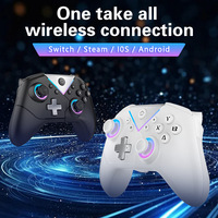 Manette de jeu Honcam BT avec joystick à effet Hall, compatible avec iOS, Windows, Steam Deck et Android