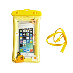 Funda Impermeable para Teléfono con Diseño de Dibujos Animados, Compatible con Pantalla Táctil, para Natación y Actividades al Aire Libre, con Asa Suave, Material de PVC - Product Image 4