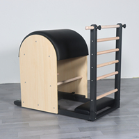 Grand équipement d'entraînement en bois Érable Correction du corps Réformateur de Pilates pour Yoga Stretch Ladder Bucket Trainer pour Pilates Studios