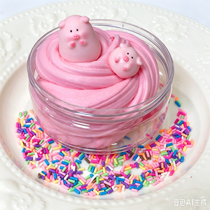CHENXI Venta al por mayor Kit de Slime de Cerdito Kawaii, Slime Nube de Mantequilla Personalizado a Granel, Juguetes Sensoriales para Aliviar el Estrés - Product Image 2