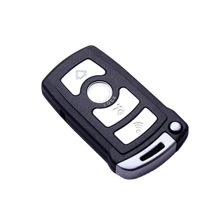 XinWang 52*35*13MM B-MW 4 Buttons Flip Folding Remote Black Car Key She-ll Cover