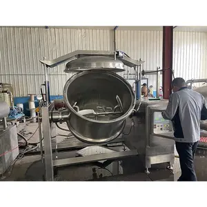 Caldeira de pressão industrial para cozinhar, máquina de imersão em açúcar, frutas cristalizadas, tanque de infiltração a vácuo para limão