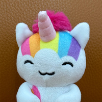 Peluche Licorne Arc-en-ciel Personnalisée OEM pour Machine à Pinces, Jouet en Peluche Doux et Mignon, Poupée Kawaii, Vente en Gros, Cadeau