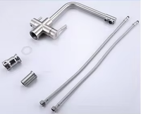 Sus 304 acier inoxydable nickel brossé 3 voies Design moderne évier de cuisine mitigeur purifié boisson filtre à eau robinet