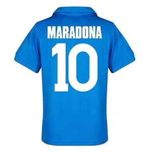Vente de gros 85 86 87 88 Maillots de football rétro 89 90 91 Naples ITALIA Maradona FERRARA <span class=keywords><strong>Careca</strong></span> Maillot de football classique vintage - Product Image 3