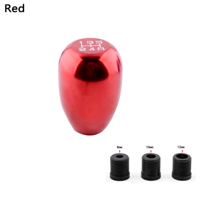 Pomello del cambio MT a 5 velocità in alluminio, barra del cambio modificata per auto e testa del cambio, vendita calda transfrontaliera, universale - Product Image 3