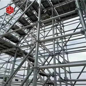 Inşaat yapı iskele platformu için Zhenxiang katı ve dayanıklı ringlock iskele iskele