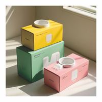 Bonne vente Boîtes cadeaux à tiroir noir pour montres Sachet de thé cosmétique