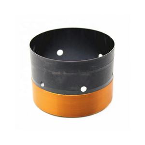 Taidacent 3 بوصة ملف صوتي لف أسود الألومنيوم مثقبة سلك نحاسي نقي 2 طبقات 75.5 باس لفائف المتكلم ملف صوتي - Product Image 2