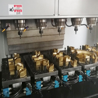 Fraiseuse verticale multi-broches automatique de surface pour l'intégration de la gravure et du polissage d'articles sanitaires