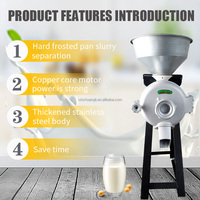 2025 électrique humide sec céréales broyeur noyau moteur 220v alimentation moulin moulin à farine Machine pour maïs riz café blé Grain meulage