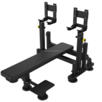 Banc plat multifonctionnel Équipement de musculation professionnel pour des besoins d'entraînement polyvalents Réglable Haut de gamme Fitness