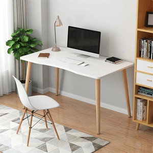 Modern Home Office Furniture Wholesale Manufacturer's New Design Wooden Computer Desk Conform to Human Body <strong>Curve</strong> - Product Image 3