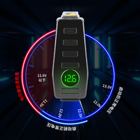 Chargeurs double port 12V PD+QC3.0 à charge rapide, adaptateur USB pour automobile et moto avec surveillance de la tension