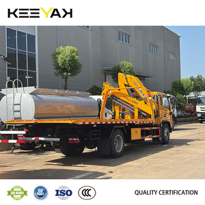 Camion de remorquage DongFeng de haute qualité avec treuil hydraulique, flèches télescopiques, bras de levage, véhicule à moteur, déblaiement d'obstacles, sauvetage - Product Image 6