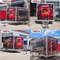 Camion de restauration vintage Truth avec cuisine mobile personnalisée et fenêtre de service pour café, desserts, événements et vente de rue