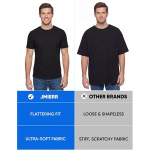 T-shirt en tricot texturé pour homme FOXA, manches courtes, respirant, coton et élasthanne, décontracté, pour la salle de sport, l'entraînement, l'athlétisme - Product Image 5