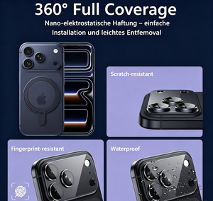 Protection d'objectif d'appareil photo pour iPhone 17 Pro Max, film protecteur intégré OEM Armor, verre trempé métallique AR, couvercle d'objectif de caméra arrière - Product Image 4