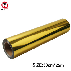 Free Sample Htv Textile <strong>Foil</strong> Gold Metallic Heat Transfer Vinyl <strong>Film</strong> for t Shirts - Product Image 3