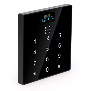 Escáner de código QR 1D 2D Control de acceso de puerta de pantalla táctil con teclado Lector de proximidad de tarjeta RFID Wiegand inteligente - Product Image 6