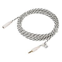 Câble de détection de fuites 100m à structure spirale, câble de détection de fuites 3,5 mm, plug and play, réutilisable pour la protection contre les inondations à domicile intelligent