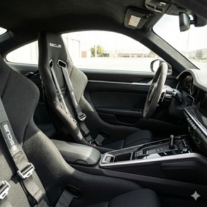 Asiento Deportivo de Tela FRP Drift Monza 424 |   Carreras de Carreras de Alta Velocidad con Carrocería Completa y Ligera |   Estándar de Exportación de Malasia - Product Image 3