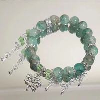 Bracelets à pampilles perlées de style unique et original, en gros, pour femmes et filles, avec une esthétique haut de gamme et des cristaux