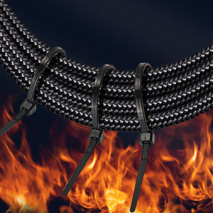 Attaches de câble en nylon 66 conventionnel KSS de qualité supérieure, 2,4*63,7 mm, indice de résistance au feu industriel 94V-2, certifiées - Product Image 6