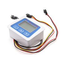 Compteur de débit numérique ZJ-LCD-S2 du fabricant chinois, totalisateur, capteur de débit à impulsions, alimentation par batterie/5V, affichage du débit d'eau