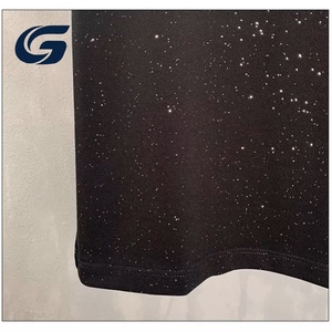 Polo para hombre al por mayor con estampado de estrellas brillantes transpirable y lujoso diseño en blanco o negro para un uso cómodo - Product Image 5