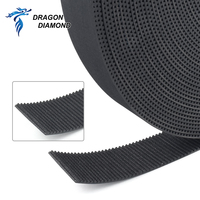 Largeur de courroie de distribution ouverte HTD-3M 15mm 20mm sangle de courroie de Transmission en PU pour découpeuse de gravure Laser Co2